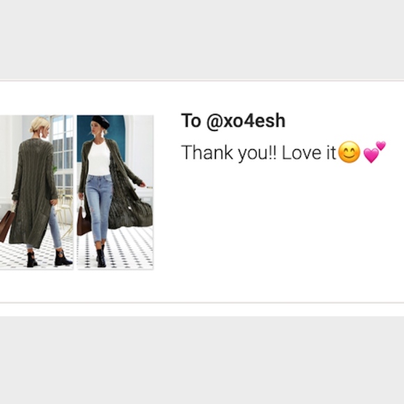 Green Cable Knit Cardigan Buttoned with Pockets - Picture 8 of 8